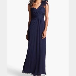 AMSALE NWT Bridesmaid Dress, Navy Sz 6